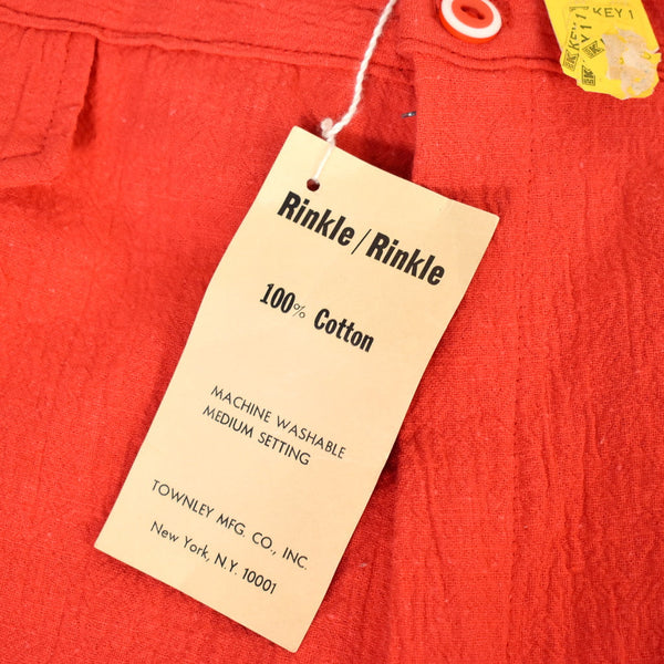 NWT 1970s Red Short Shorts Cats Like Us