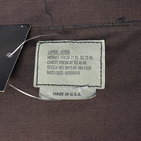 NWT 1990s Vintage LS Brown Tactical Shirt Cats Like Us