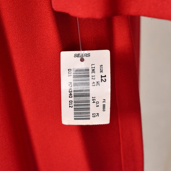 NWT 90s does 1940s Vintage Red Skirt Suit Cats Like Us