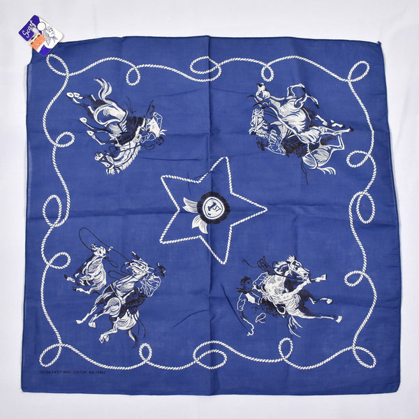 NWT Blue Cowboy Vintage Bandana Cats Like Us