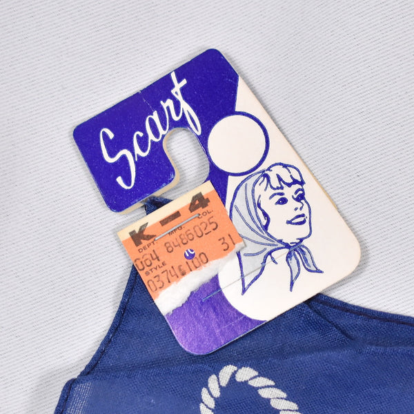 NWT Blue Cowboy Vintage Bandana Cats Like Us