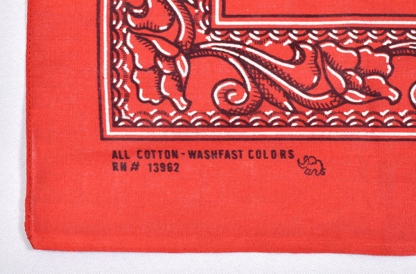 NWT Red Rodeo Print Vintage Bandana Cats Like Us