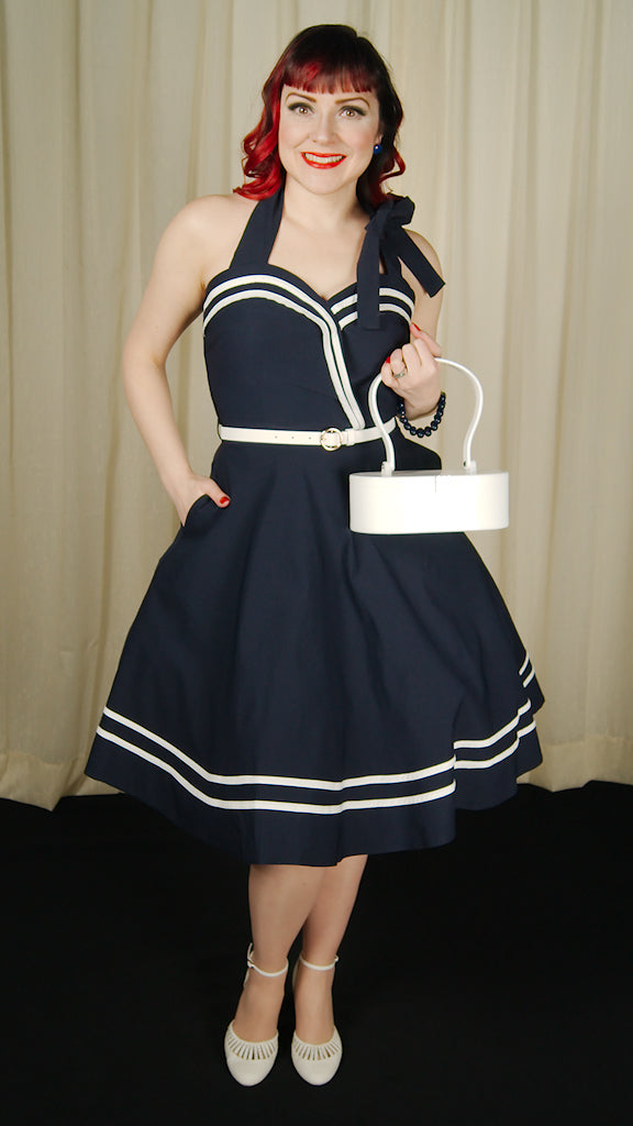 Nautical Charlotte Swing Dress Cats Like Us Nautical Charlotte Swing Dress Cats Like Us