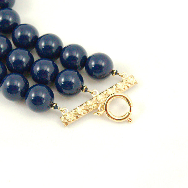 Navy Triple Jet Set Bracelet Cats Like Us