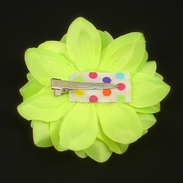 Neon Yellow Hair Flower Cats Like Us