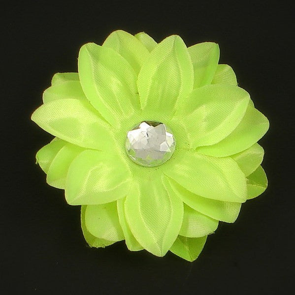 Neon Yellow Hair Flower Cats Like Us