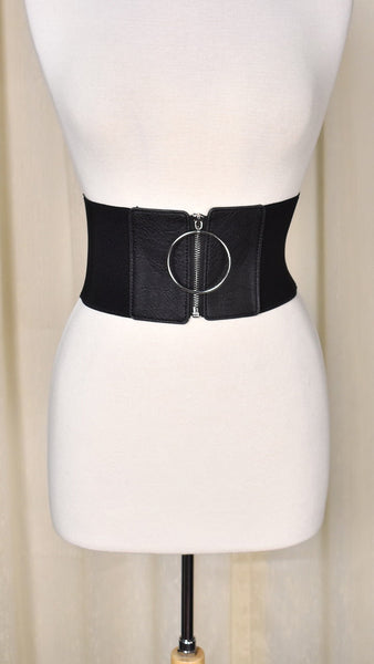 O My Ring Wide Zipper Belt Cats Like Us