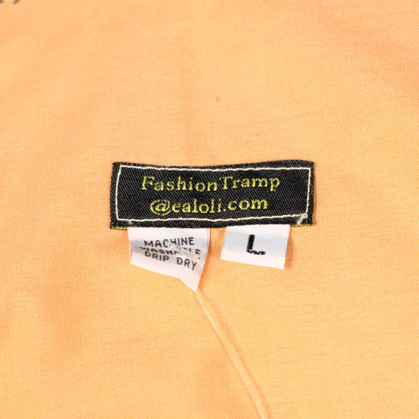 Orange & Brown Tribal Shirt Cats Like Us