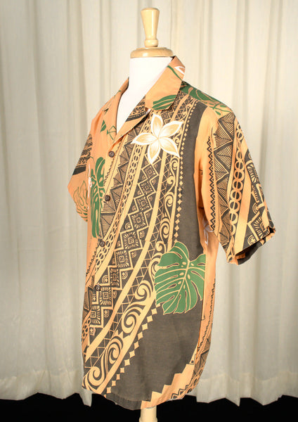 Orange & Brown Tribal Shirt Cats Like Us