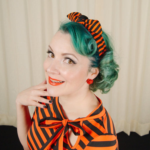 Orange Creepy Stripe Hair Tie Cats Like Us
