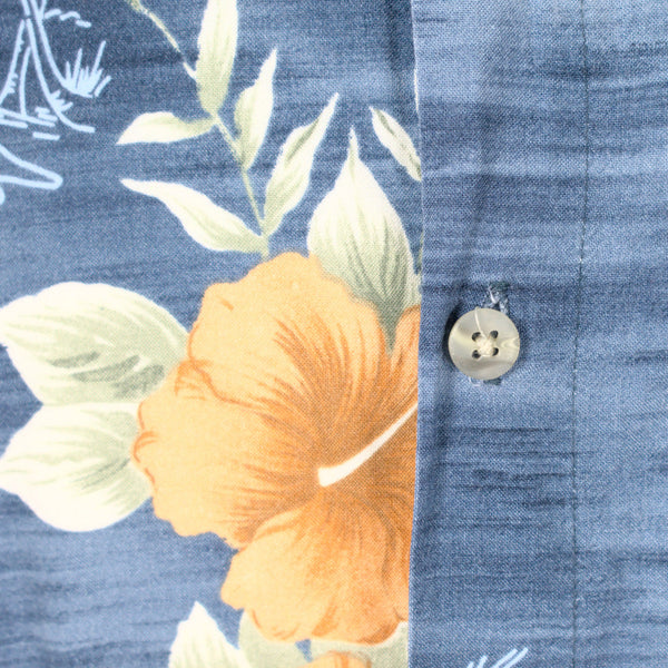 Orange Hibiscus Palm Tree Shirt Cats Like Us