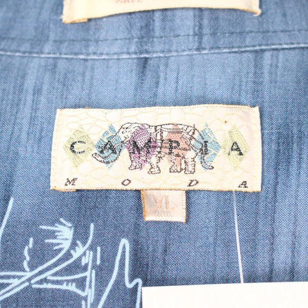 Orange Hibiscus Palm Tree Shirt Cats Like Us