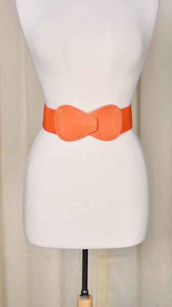 Orange Hourglass Cinch Belt Cats Like Us