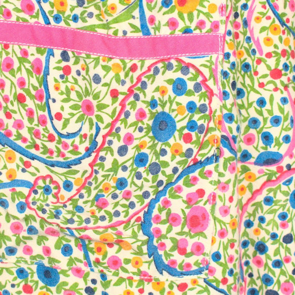 Paisley Print Vintage Floral Apron Cats Like Us
