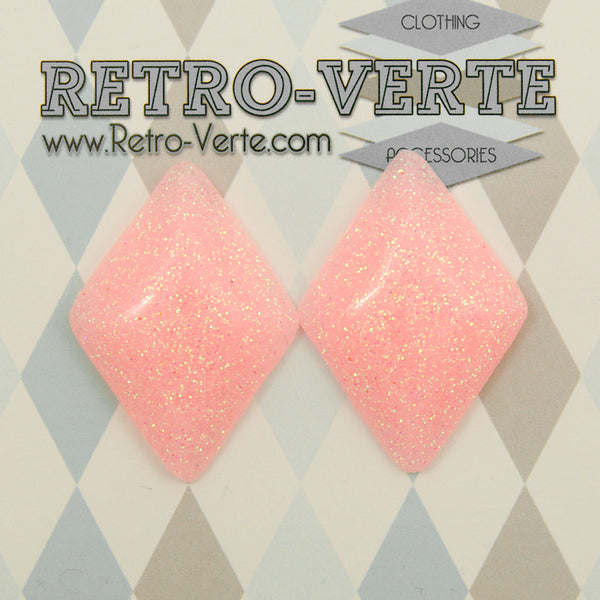 Pale Pink Diamond Earrings Cats Like Us
