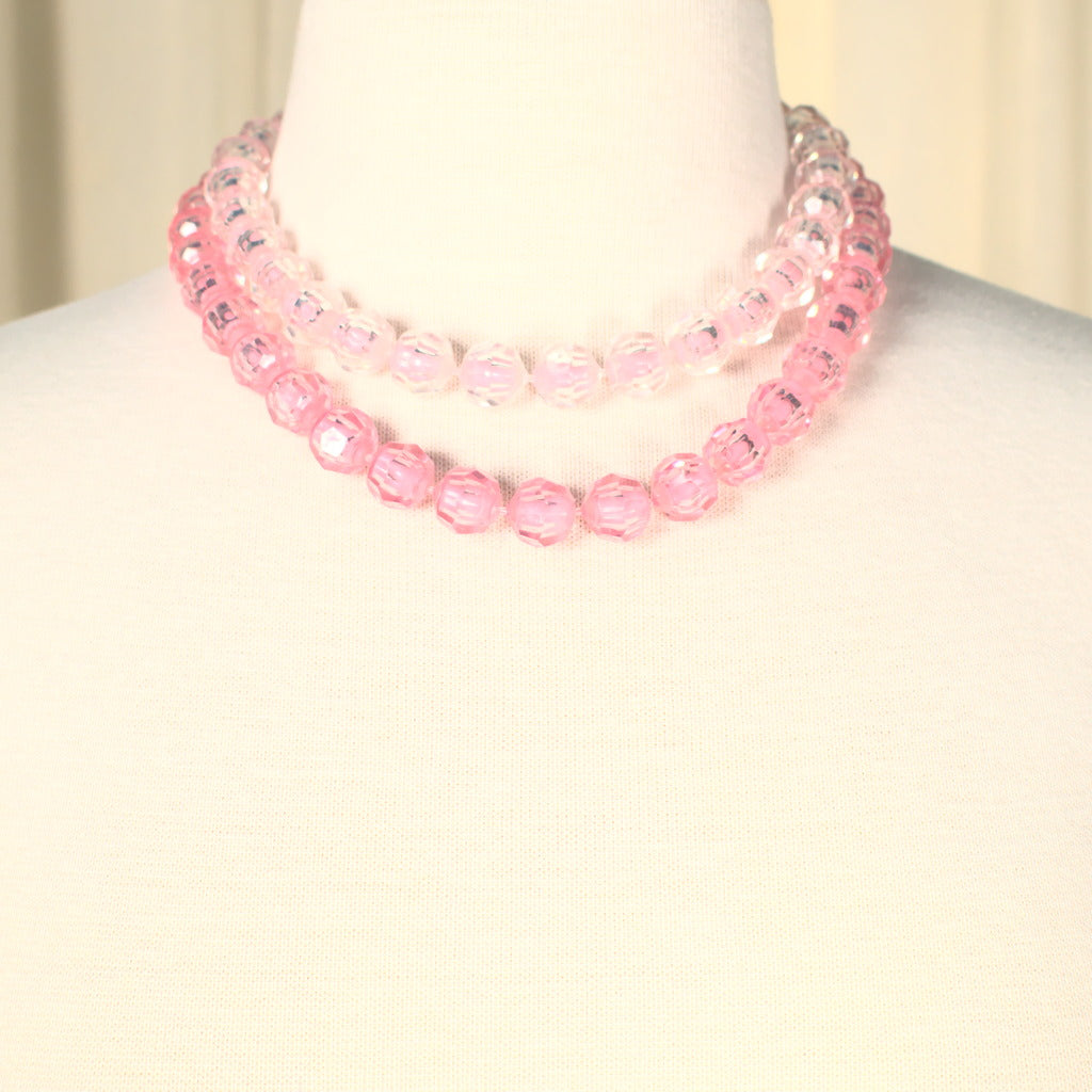 Vintage pop deals bead necklace