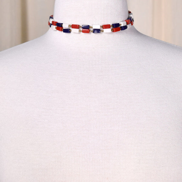 Patriotic Double Necklace Cats Like Us