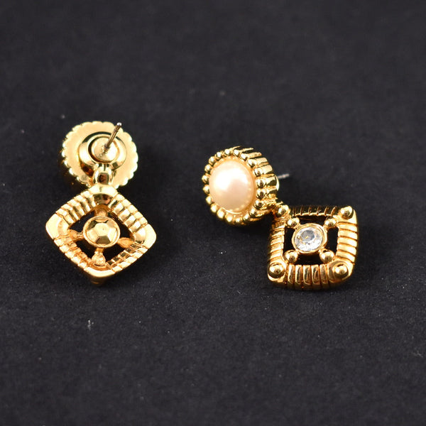 Pearl 2 in 1 Stud Earrings Cats Like Us