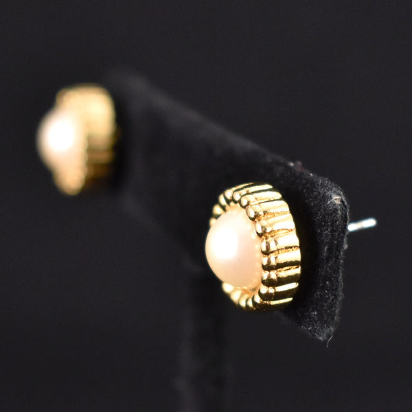 Pearl 2 in 1 Stud Earrings Cats Like Us