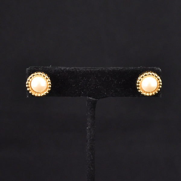 Pearl 2 in 1 Stud Earrings Cats Like Us