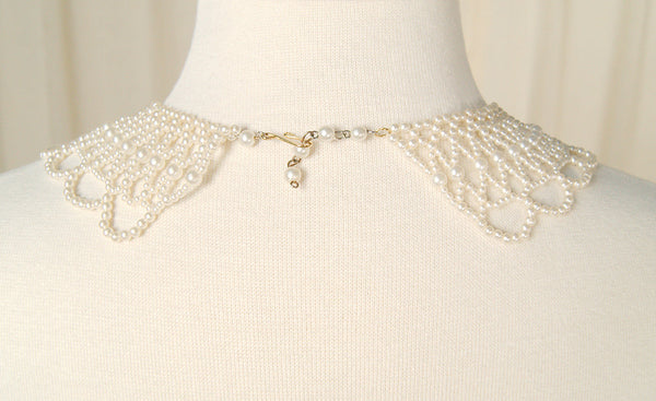 Pearl Collar Necklace Cats Like Us