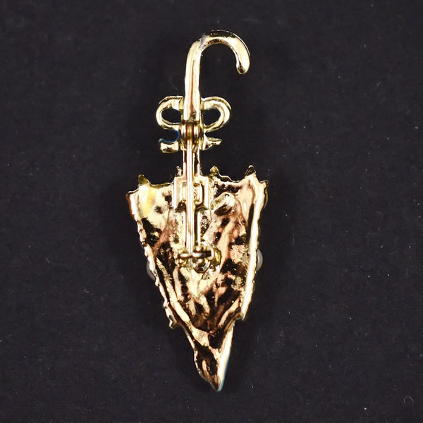 Pearl Umbrella Brooch Cats Like Us
