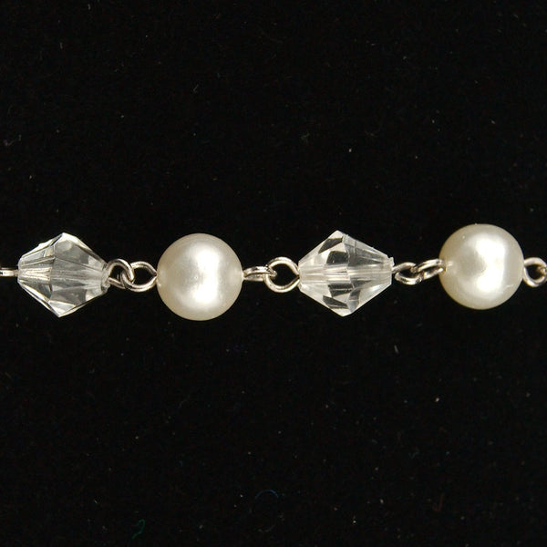 Pearl and Crystal Bracelet Cats Like Us