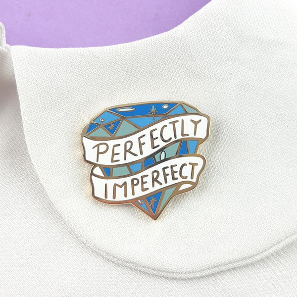 Perfectly Imperfect Enamel Pin Cats Like Us