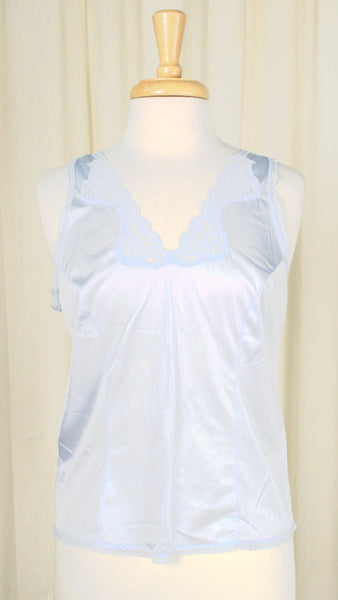 Periwinkle Blue Lace Vintage Camisole Cats Like Us