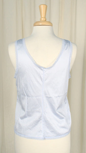 Periwinkle Blue Lace Vintage Camisole Cats Like Us