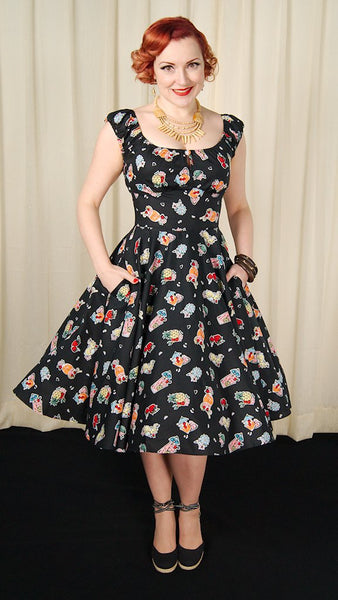 Pina Colada Drink Swing Dress Cats Like Us