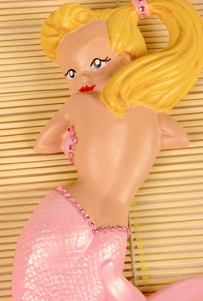 Pink Blonde Mermaid w Top Cats Like Us