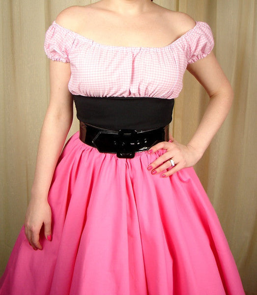 Pink Full Circle Skirt Cats Like Us