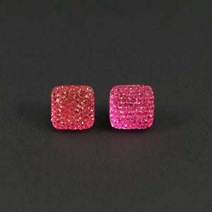 Pink Sparkle Earrings Cats Like Us