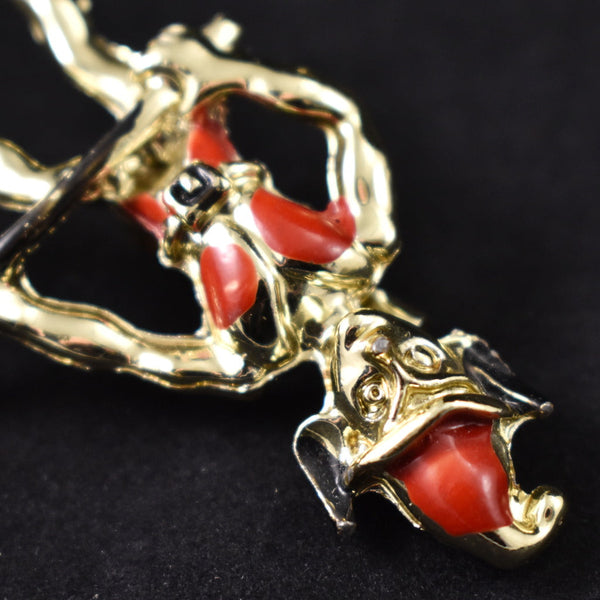 Pixie Elf Gnome Shovel Brooch Cats Like Us