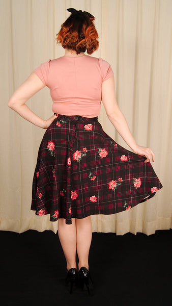 Plaid on Parade Swing Skirt Cats Like Us