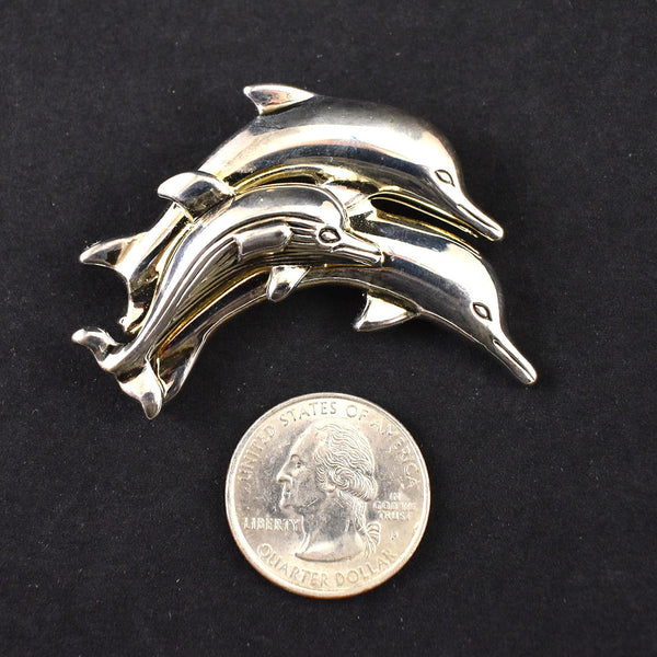 Pod of Dolphins Brooch Pendant Cats Like Us