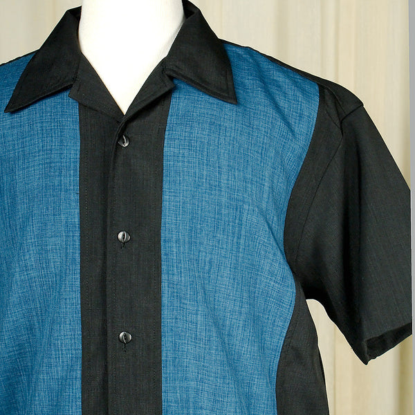 Pop Check Blue Panel Shirt Cats Like Us