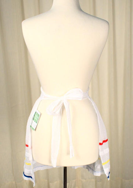 Primary Sheer Swiss Dot Apron Cats Like Us