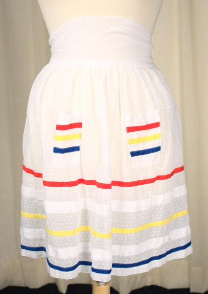 Primary Sheer Swiss Dot Apron Cats Like Us