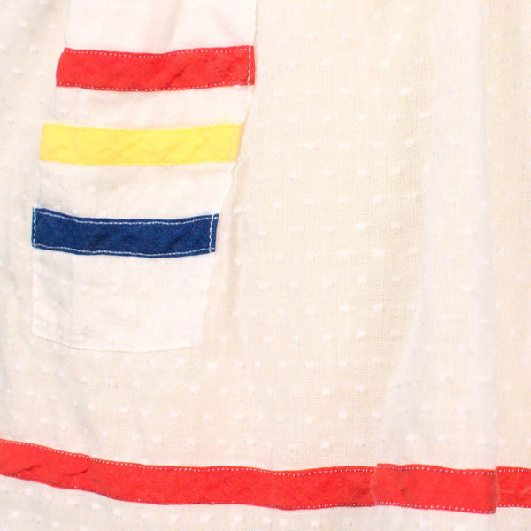 Primary Sheer Swiss Dot Apron Cats Like Us