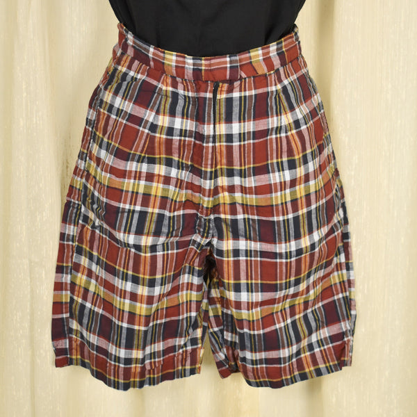 Prince of Chester Vintage 1950s Plaid Bermuda Shorts Cats Like Us