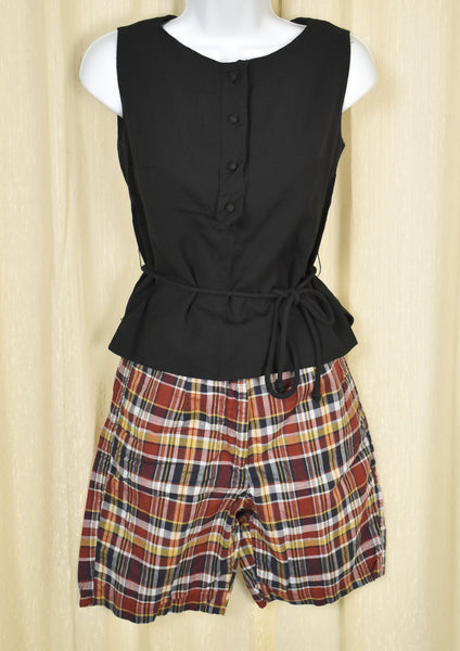 Prince of Chester Vintage 1950s Plaid Bermuda Shorts Cats Like Us