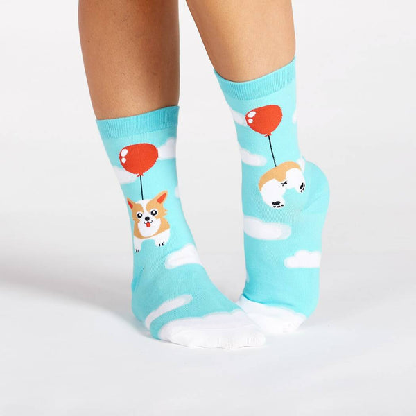 Pup Pup & Away Corgi Socks Cats Like Us