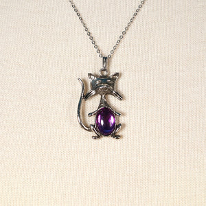 Purple Cool Cat Necklace Cats Like Us