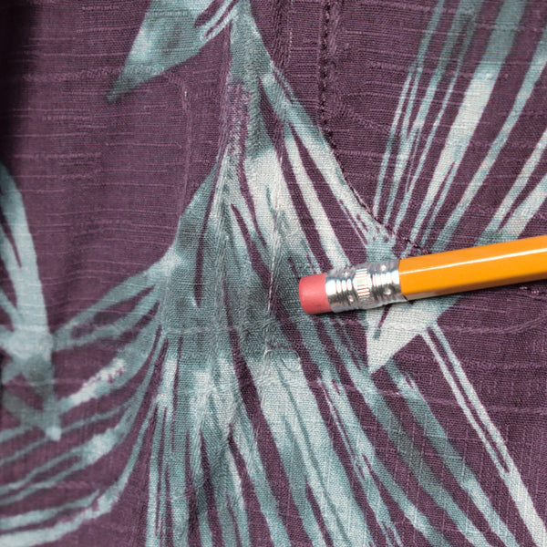 Purple Tropical Leaves Shirt Cats Like Us