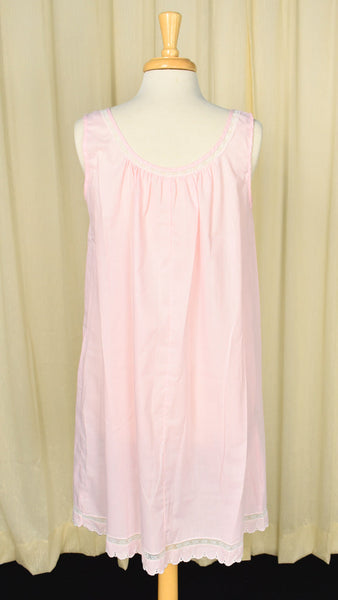 Radcliff Vintage 1960s Pink Lace & Eyelet Gown Cats Like Us