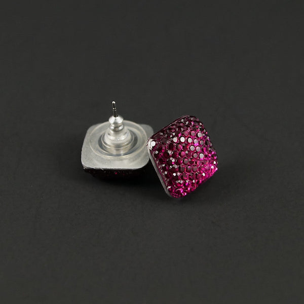 Raspberry Sparkle Earrings Cats Like Us