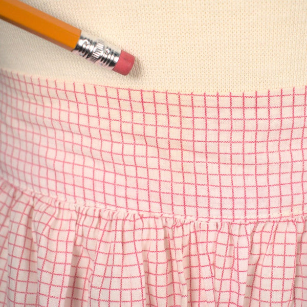 Red Check Embroidered Apron Cats Like Us