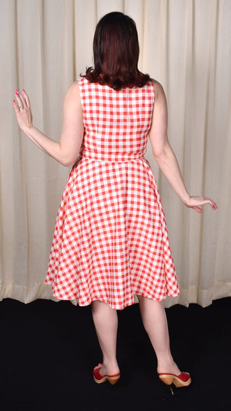 Red Gingham Jani Shirt Dress Cats Like Us